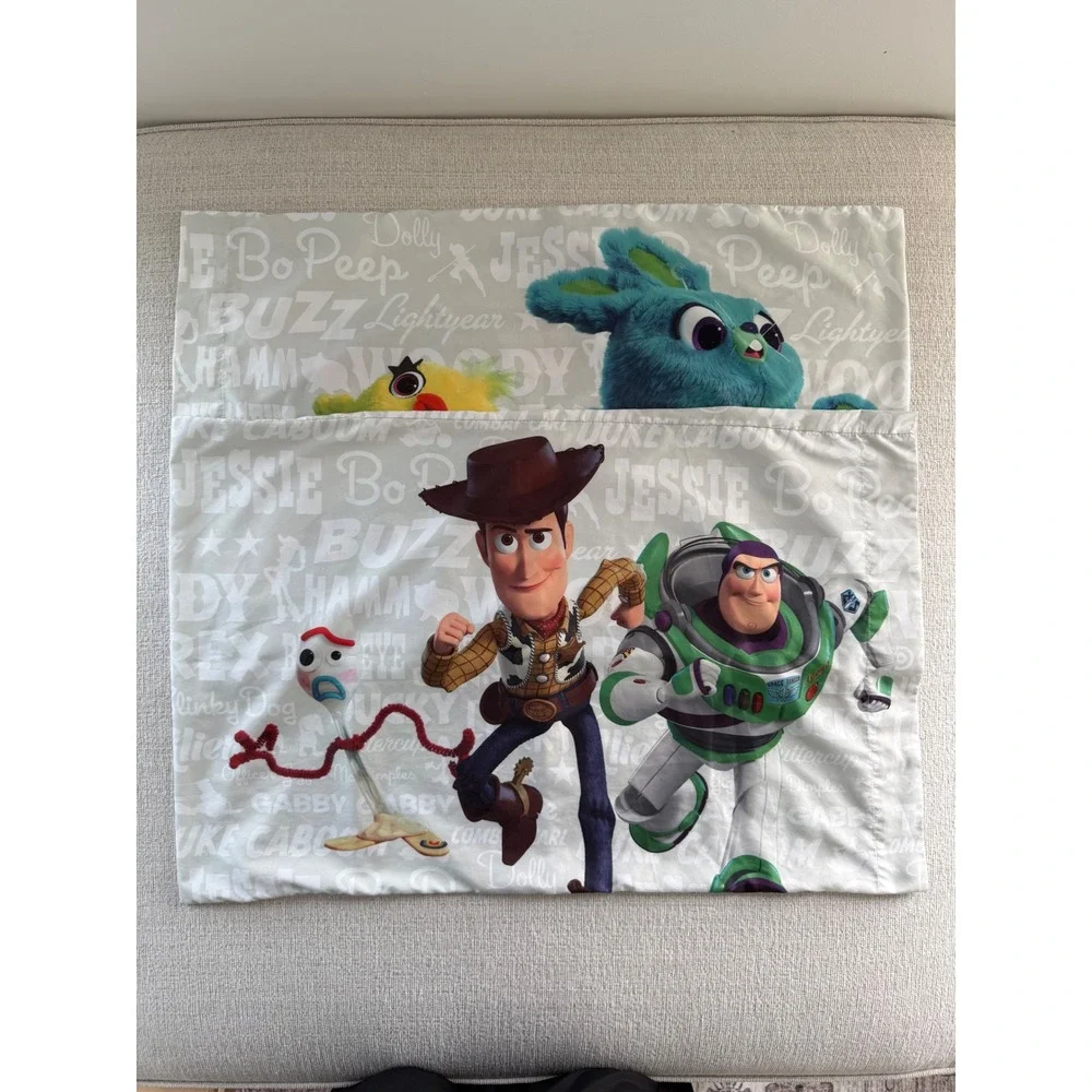 Toy Story Disney Buzz Woody Pillow Case Double Sided Set Of 2